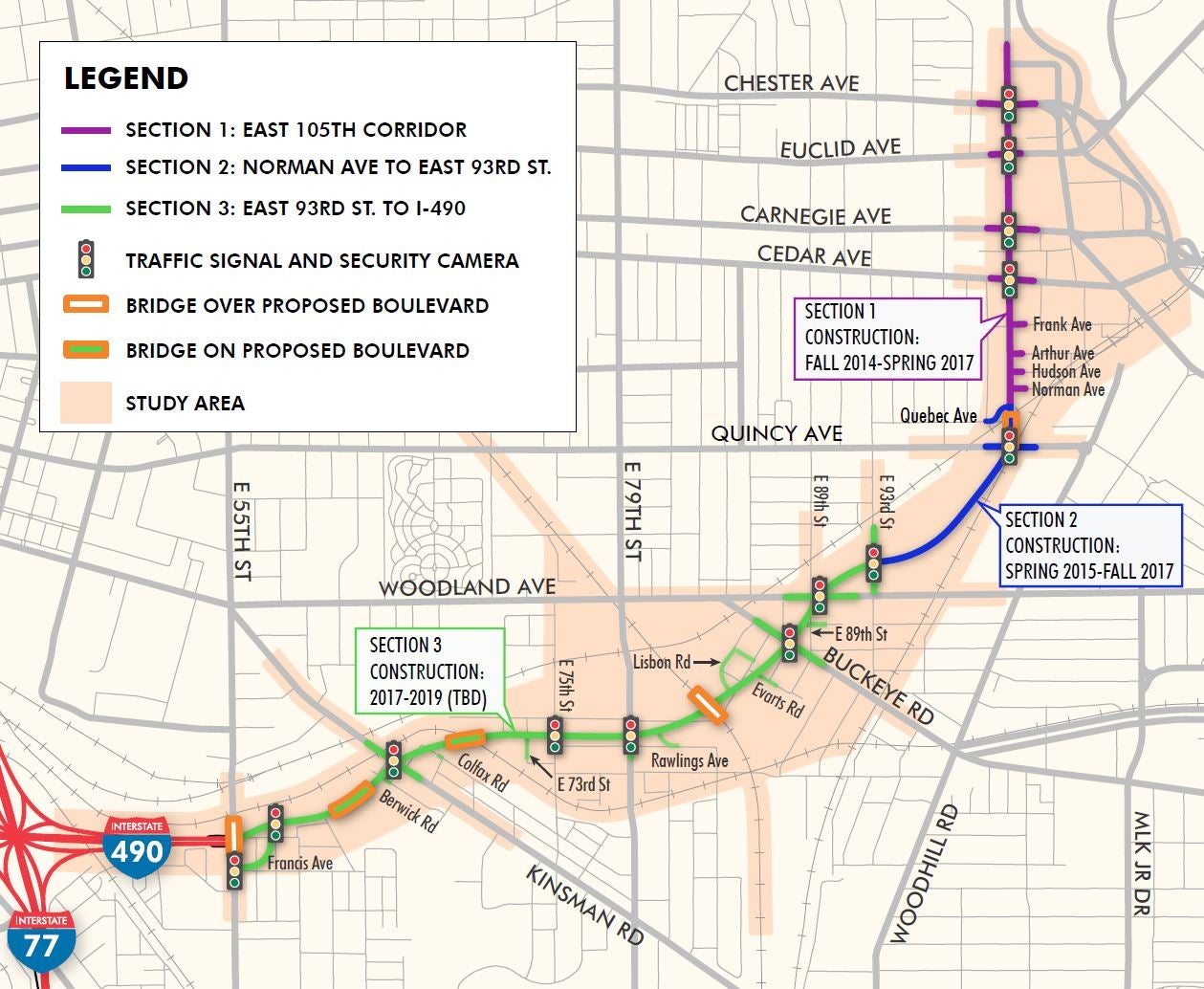 Opportunity Corridor Map « Legal Aid Society of Cleveland