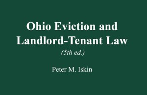 ohio law tenant landlord eviction 5th ed iskin